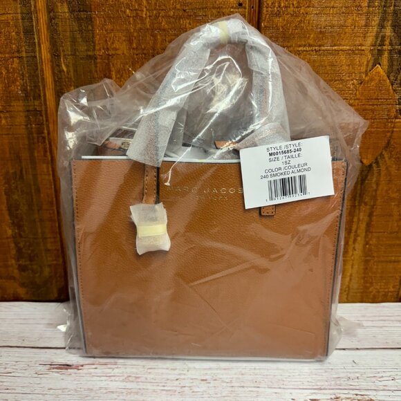 Marc Jacobs Mini Grind Leather Tote – Smoked Almond - Picture 7 of 7